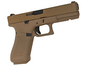 Пістолет Glock 17 - Gen5 GBB - TAN [WE] (для страйкболу), фото 4