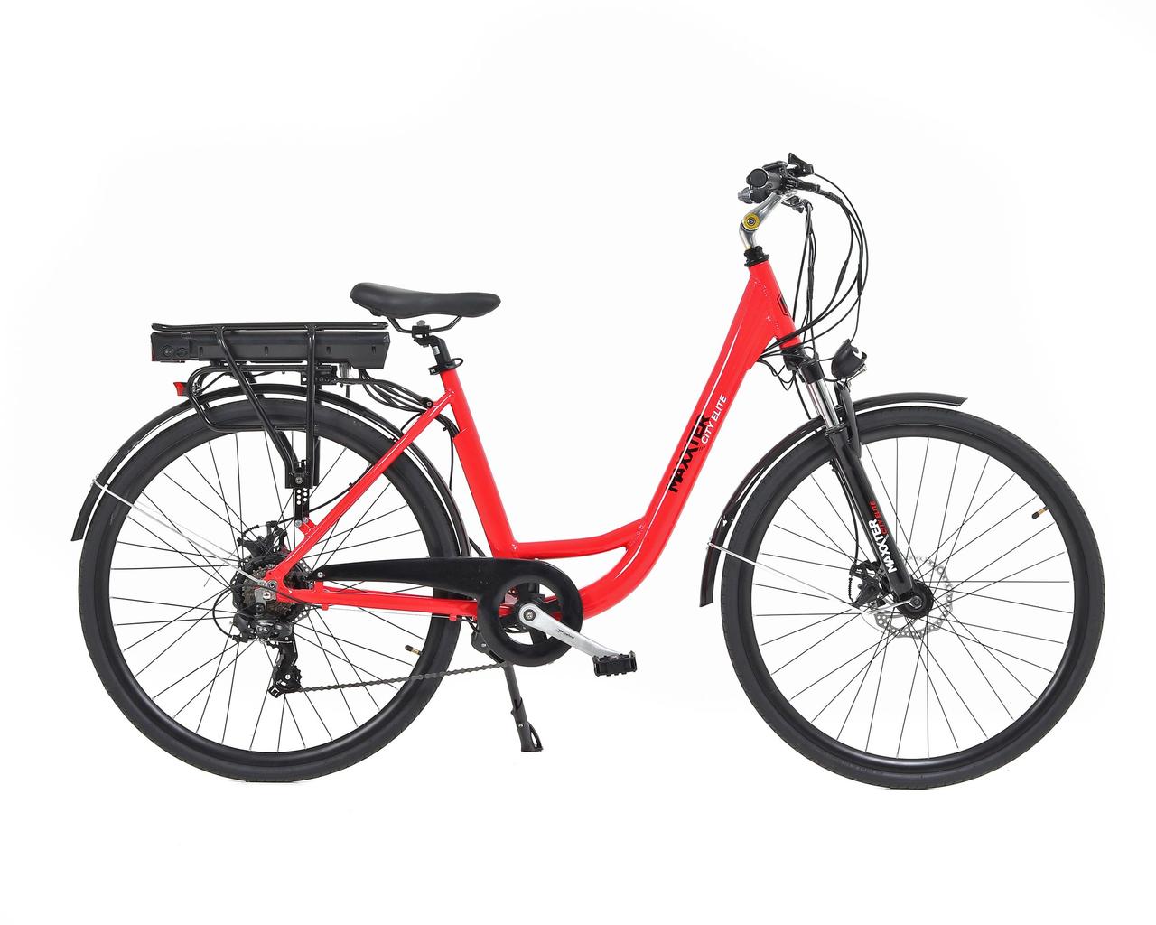 Електричний велосипед Maxxter CITY Elite 28" (червоний)