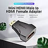 Перехідник Vention Mini HDMI to HDMI Black (AISB0), фото 3