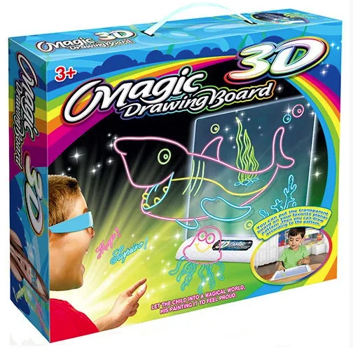 Магічна 3D дошка для малювання 3D Набір для творчості Magic Drawing Board 3D 4150