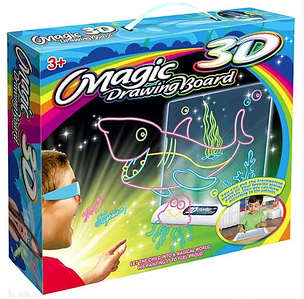 Магічна 3D дошка для малювання 3D Набір для творчості Magic Drawing Board 3D 4150