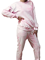 Женский костюм с худи "Розовый" из текстиля от производителя Sumy Tekstil.