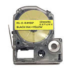 Жовта стрічка 12мм 9м сумісно з Epson LabelWorks LK-4YBP Ukrmark E-K4YBP