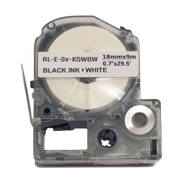 Надліпка стрічка 18мм 9м з посиленою адгезією сумісно Epson LabelWorks LK5WBW Ukrmark E-Sv-K5WBW