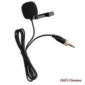 Петличний мікрофон для UHF радіосистем DV Audio BGX 24/224 чорного кольору