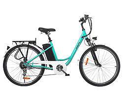 Електричний велосипед Maxxter CITY 26" (світло-синій)