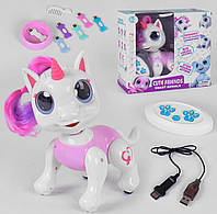 Поні іграшка на р/освітло, звук, виконує команди, сенсорне керування, пульт на д/у, у коробці 28 см × 13 см