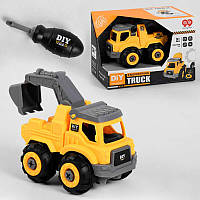 Спецтехніка конструктор Будівельний транспорт 28 деталей, викрутка, у коробці 20 х 11 х 15 см к. 998-4 В