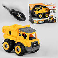 Конструктор Будівельний транспорт-конструктор, 28 деталей, викрутка, у коробці 20 х 11 х 15 см к. 998-6 В