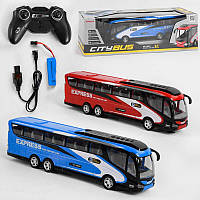 Автобус р/у Міський транспорт, акумулятор 3.7 V, управління 2.4 GHz, підсвічування фар, в коробці 36 х 8 х 9 см