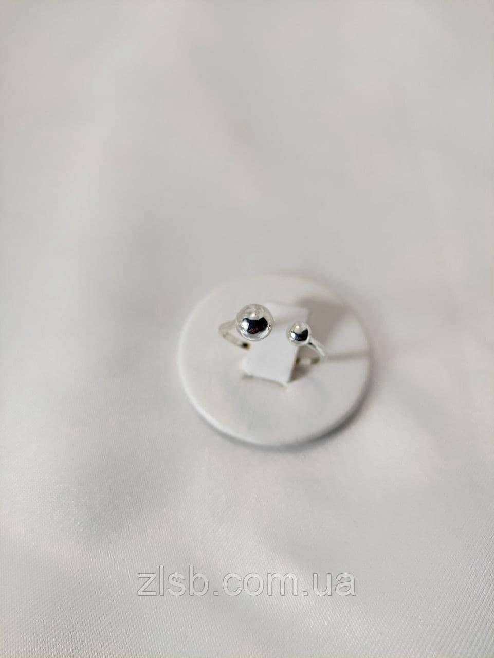 Срібне кільце Пара 209-1К, фото 1