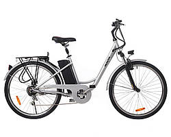 Електричний велосипед Maxxter CITY 26" (срібло)