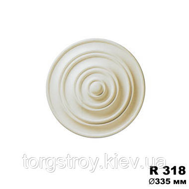 Розетка стельова R318, діаметр 335мм, Gaudi Decor, фото 1