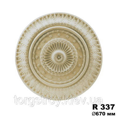 Розетка стельова R337, діаметр 670мм, Gaudi Decor