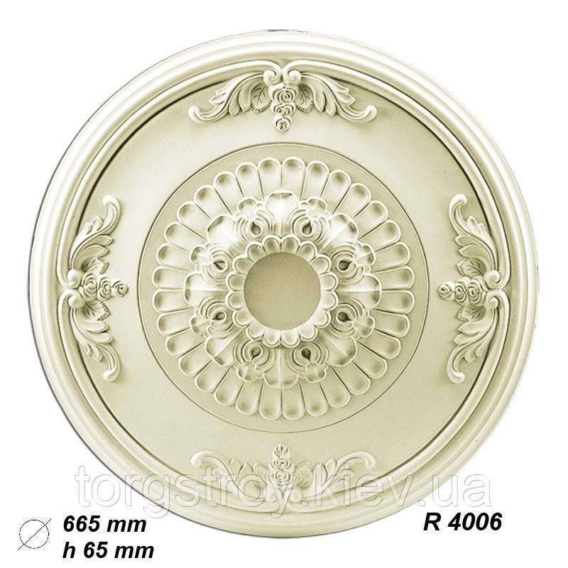 Розетка стельова R4006, діаметр 665мм, Gaudi Decor