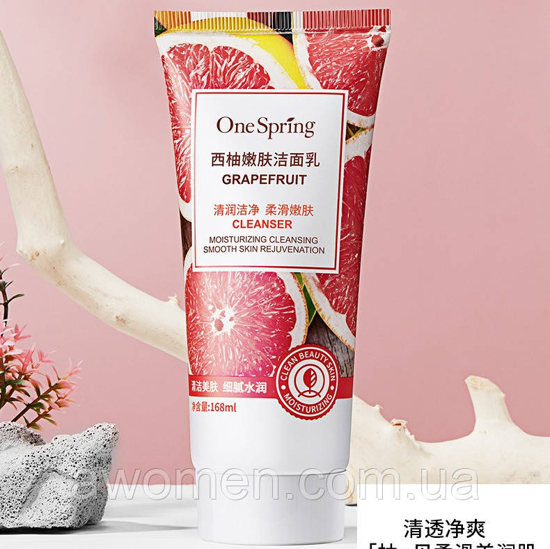 Пінка для вмивання One Spring Grapefruit з екстрактом грейфрута 168 g