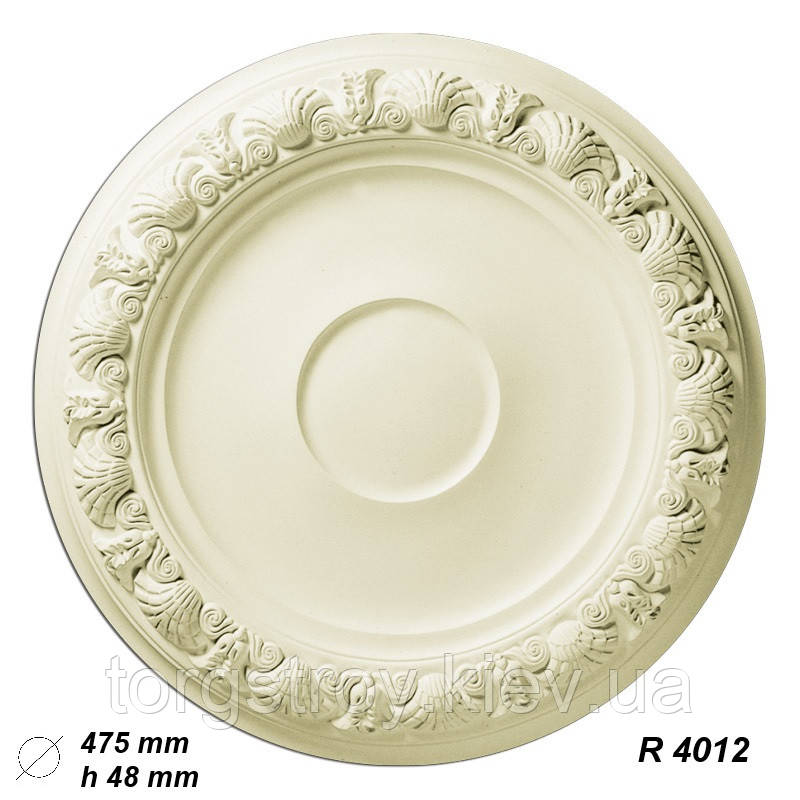 Розетка стельова R4012, діаметр 475мм, Gaudi Decor