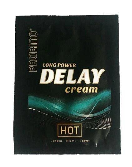 Подовжує крем Prorino long power Delay cream (пробник), 3 мл