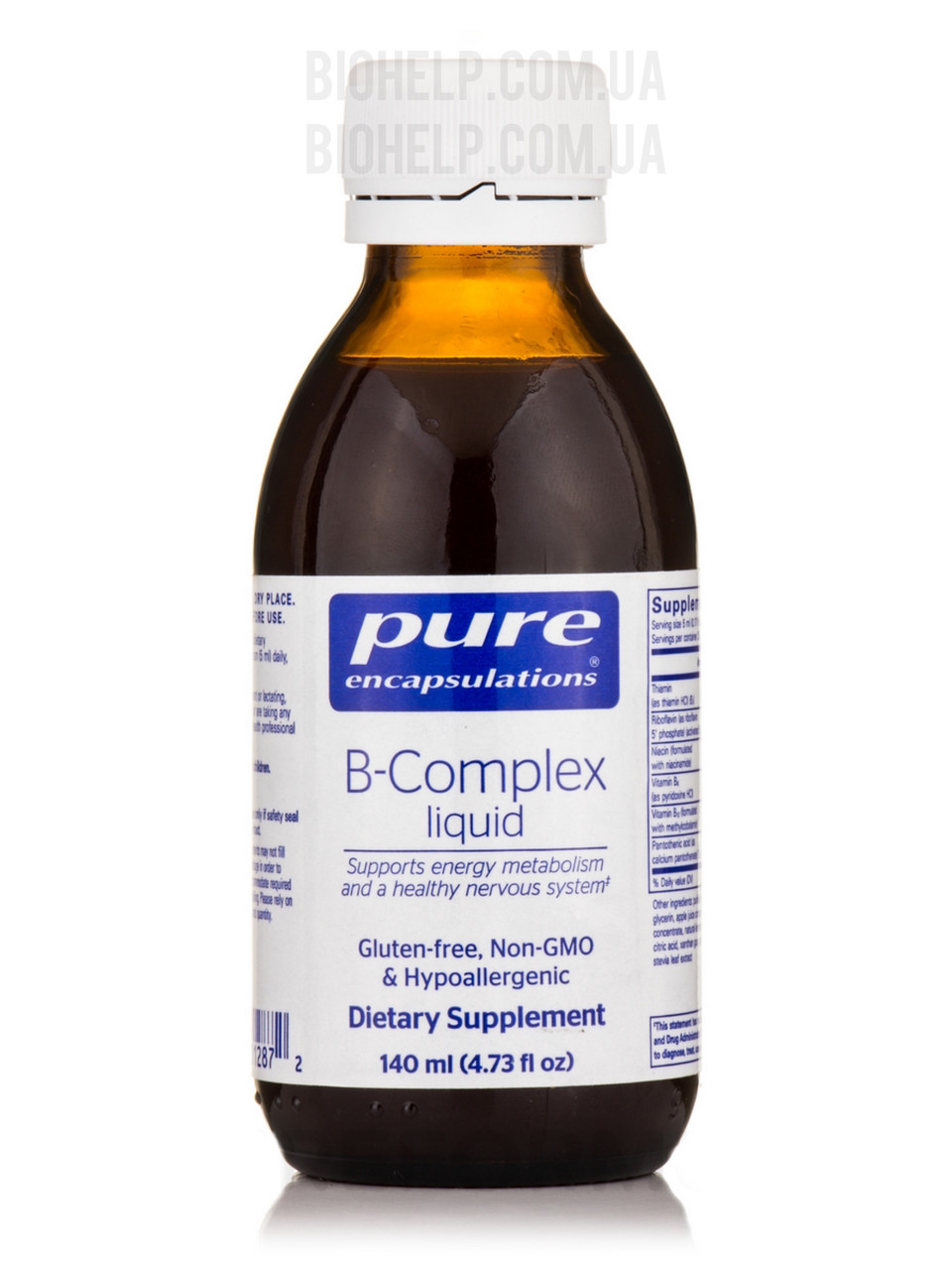 Pure Encapsulations B-Complex Liquid - 4.73 fl. oz (140 ml)