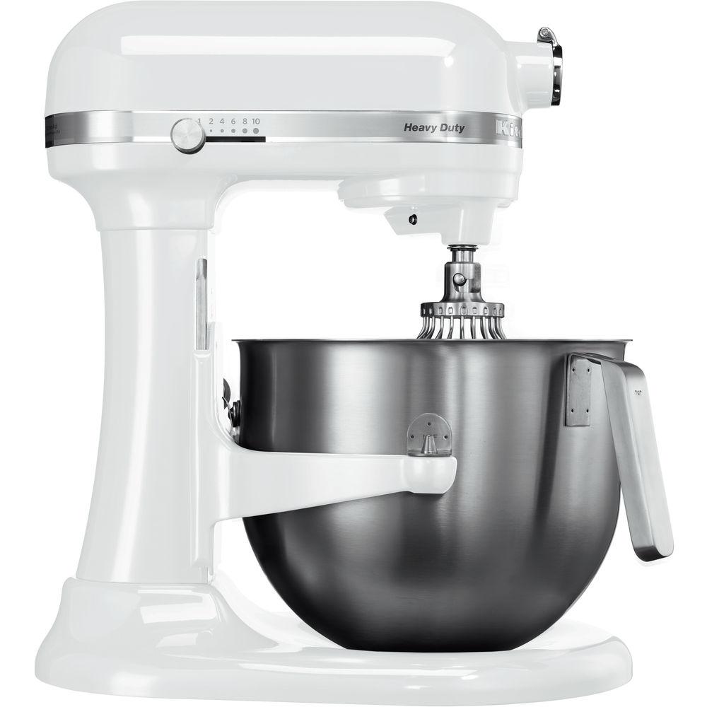 Професійний планетарний міксер KitchenAid Heavy Duty 5KSM7591XEWH, 6.9 л, білий