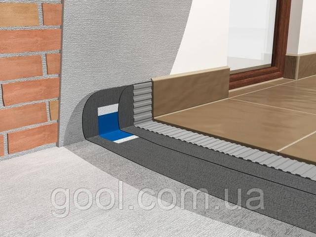 Алюминиевый карниз, капельник, отлив для открытого балкона, террасы ...