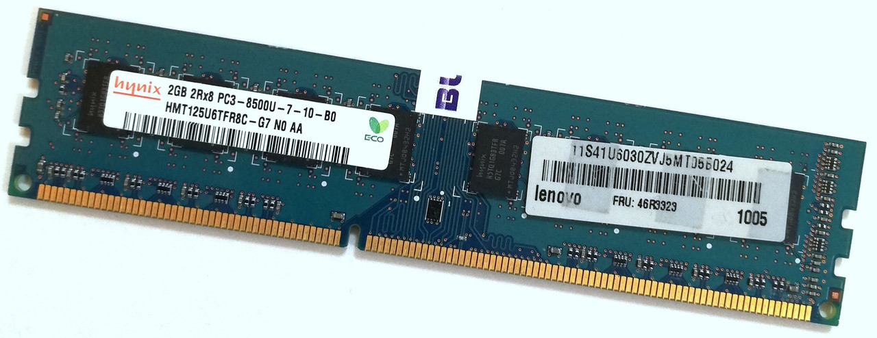 Оперативна пам'ять Hynix DDR3 1066MHz 2Gb PC3-8500U 2Rx8 CL7 (HMT125U6TFR8C-G7 N0 AA) Б/В