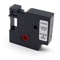 Стрічка 12мм х 7м для принтерів Dymo сумісно Dymo D1 S0720530 Ukrmark D-45013P білий
