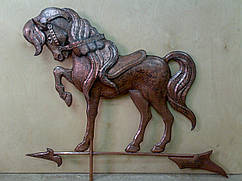 Флюгер мідний Казковий кінь 85 х 64 х 6,5 см FL20 Майстерня
