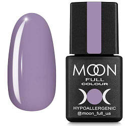 Гель-лак MOON FULL color Gel polish №158 (блідо-ліловий, емаль), 8 мл