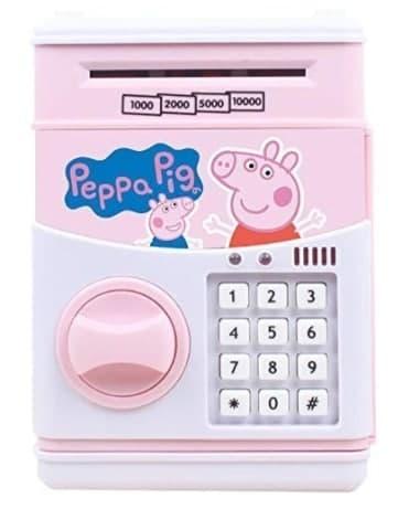 Скарбничка сейф, дитячий банкомат з кодовим замком Peppa Pig