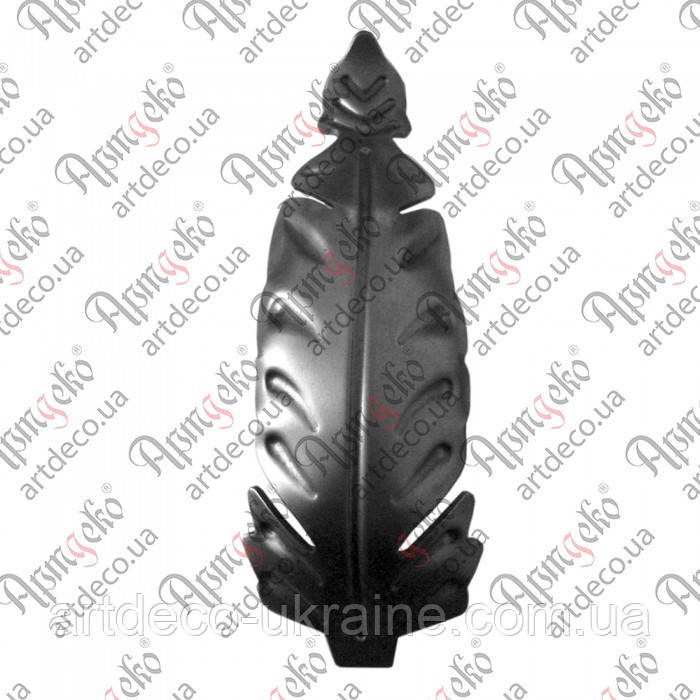 Кований лист 198х68х2 Арт. 52.056, фото 1