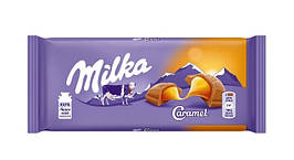 Молочний шоколад з карамеллю Milka Caramel 100гр.