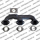 Колектор вихлопний Т-150 СМД-60, лівий/правий, 60-07102.10/60-07101.10, фото 4