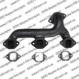 Колектор вихлопний Т-150 СМД-60, лівий/правий, 60-07102.10/60-07101.10, фото 7