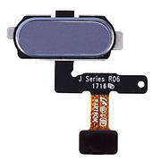 Кнопка Home Samsung J7 J730 2017 Silver сервісний оригінал з розбірки