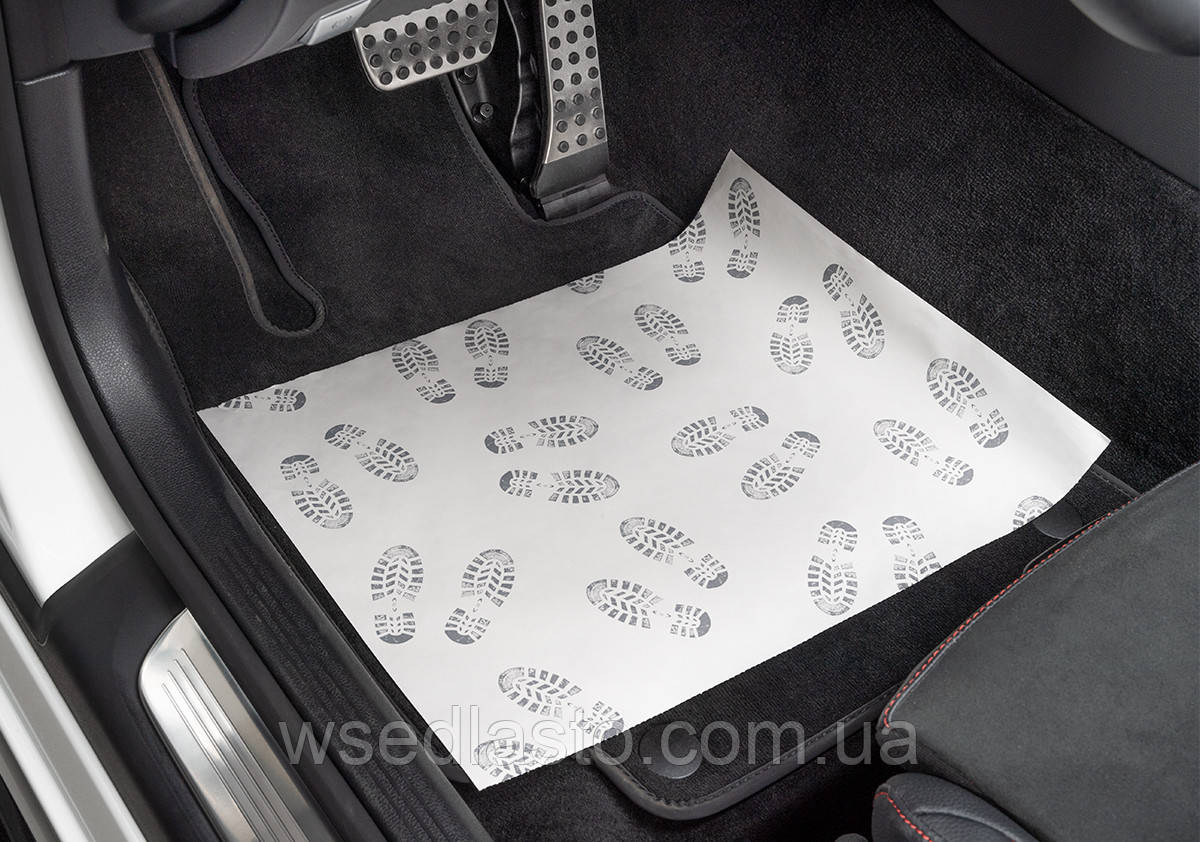 Одноразові непромокальні килимки SERWO PAPERPLAST 38x50 див. 500 шт., фото 1