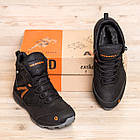Чоловічі зимові шкіряні черевики MERRELL Black, фото 5