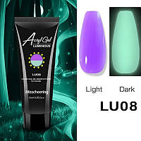 Полигель (акригель) Неоновый AcrylGel LUMINOUS LU08, 15мл