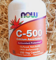 Витамин С NOW Foods C-500 Calcium Ascorbate-C 250 капс