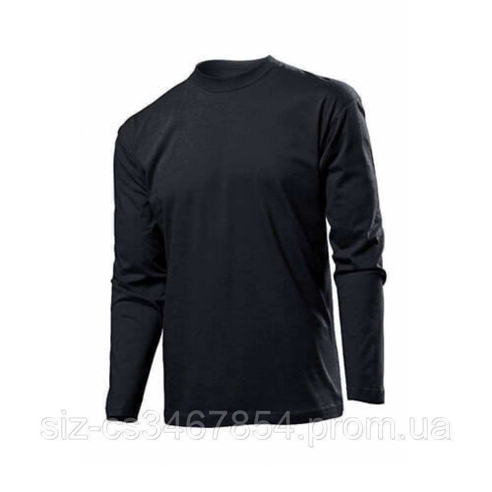 Базова кофта-реглан Stedman ST2500 Long Sleeve чорна (siz-001) M - фото 1 - id-p1496798631