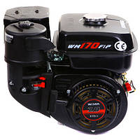 Двигун бензиновий Weima WM170F-Q NEW (HONDA GX210) (шпонка, вал 19 мм, 7.0 л. с., бак 5 л)