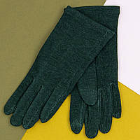 Женские эластичные трикотажные перчатки без подкладки для сенсорных телефонов (арт. 21-1-3) серый