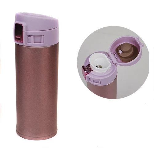 Пляшка-термос/води "Перламутр" 350 мл,DSCN0139-350,рожева