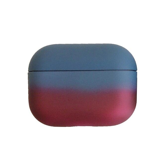 Чохол для навушників AirPods Pro Case Rainbow Gradiente (Градієнт) Chameleon (958) синє бордове