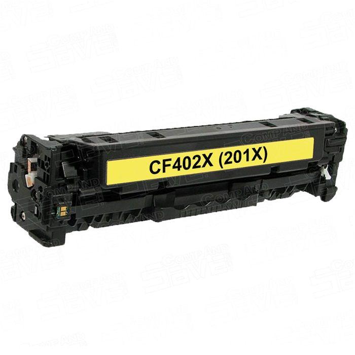 КАРТРИДЖ ОРИГИНАЛЬНЫЙ HP 201X (CF402X) YELLOW АНАЛОГ (CANON 045H) С ЗАПРАВКОЙ