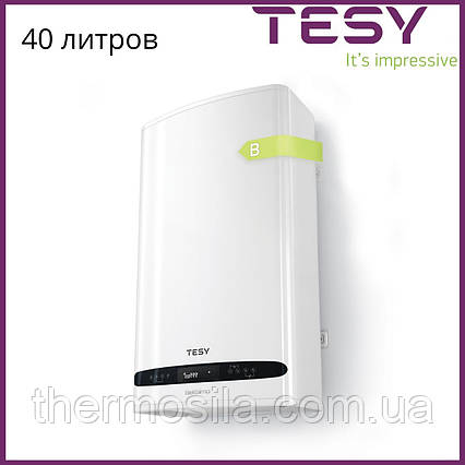 Бойлер Tesy BelliSlimo GCR 502722 E31 EC бойлер 40 літрів вертикальний / горизонтальний плоский