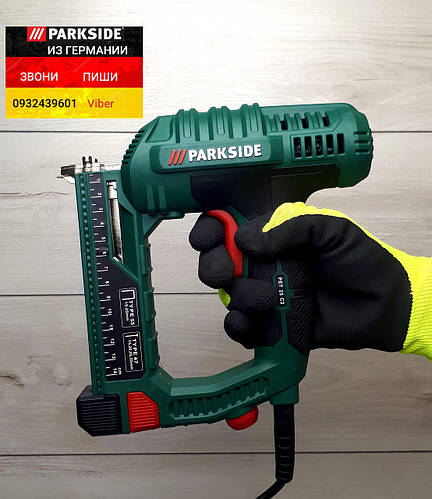 Купить Электростеплер (степлер нейлер скобы, гвозди ) Parkside PET 25 ...