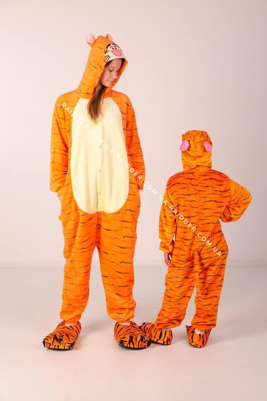 Кигуруми для взрослых и детей Тигра Дисней, Пижама кигуруми на детей и подростков Тигр (1029) - фото 1 - id-p1496911284