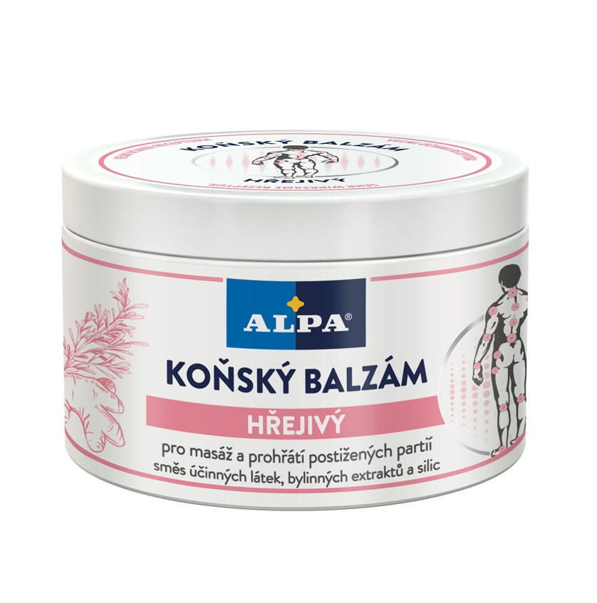 Кінський бальзам з перцем зігріваючий Alpa Konsky balzam Hrejivy 250 мл