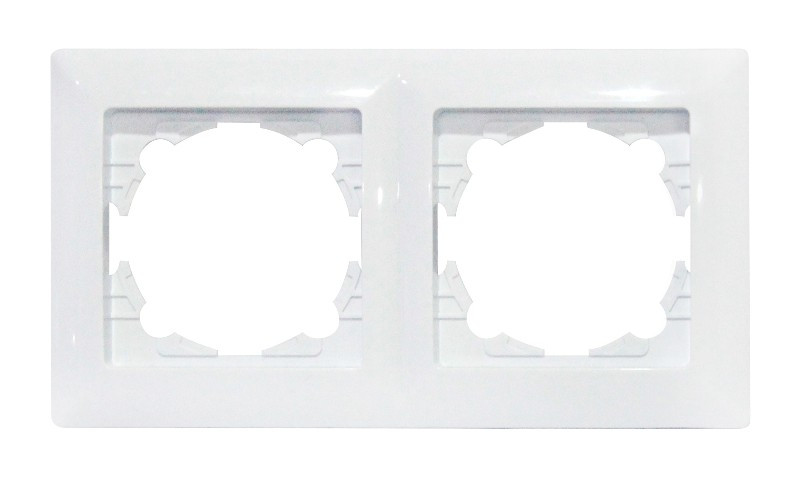 Рамка 2-на біла TINA, фото 1